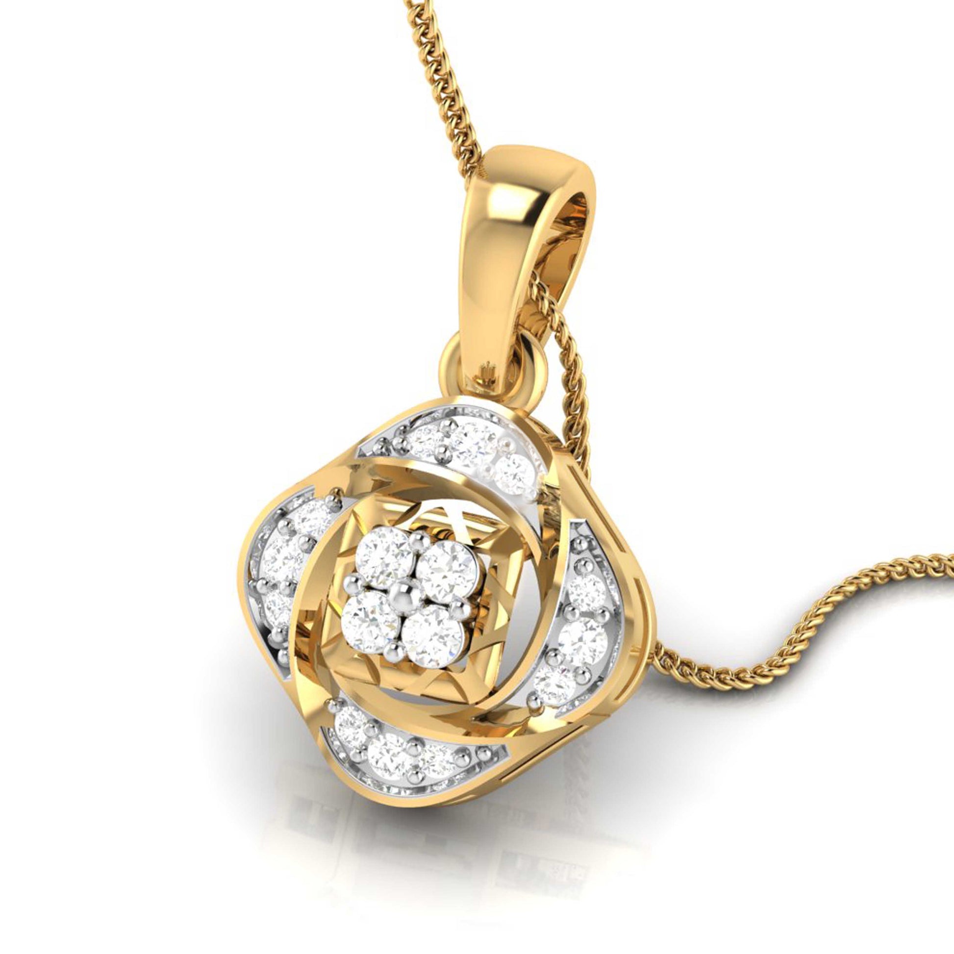 Agonizing lab grown diamond pendant designs for female Fiona Diamonds