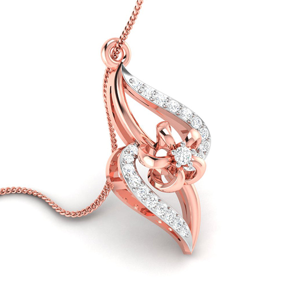 Vibrante lab grown diamond pendant designs for female Fiona Diamonds