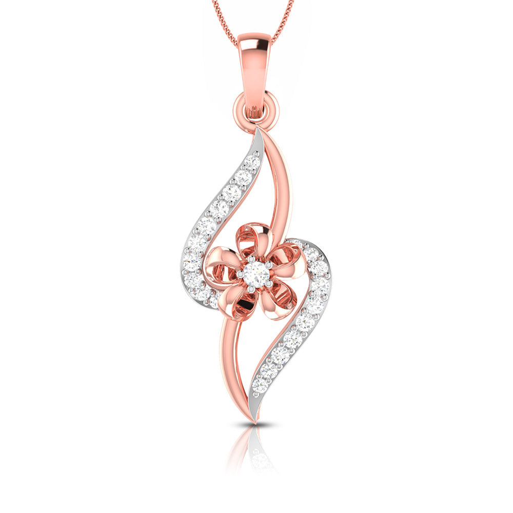 Vibrante lab grown diamond pendant designs for female Fiona Diamonds