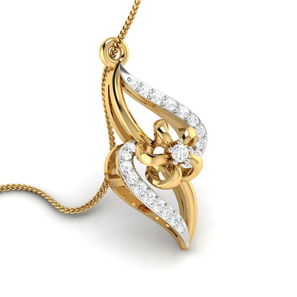 Vibrante lab grown diamond pendant designs for female Fiona Diamonds