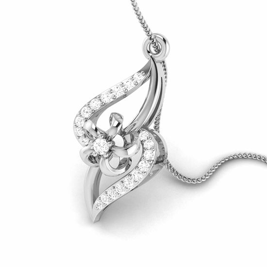 Vibrante lab grown diamond pendant designs for female Fiona Diamonds