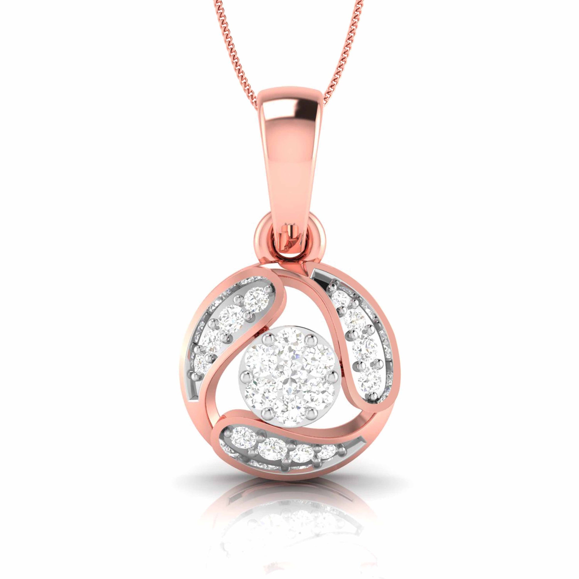 Darshan lab grown diamond pendant design for women Fiona Diamonds