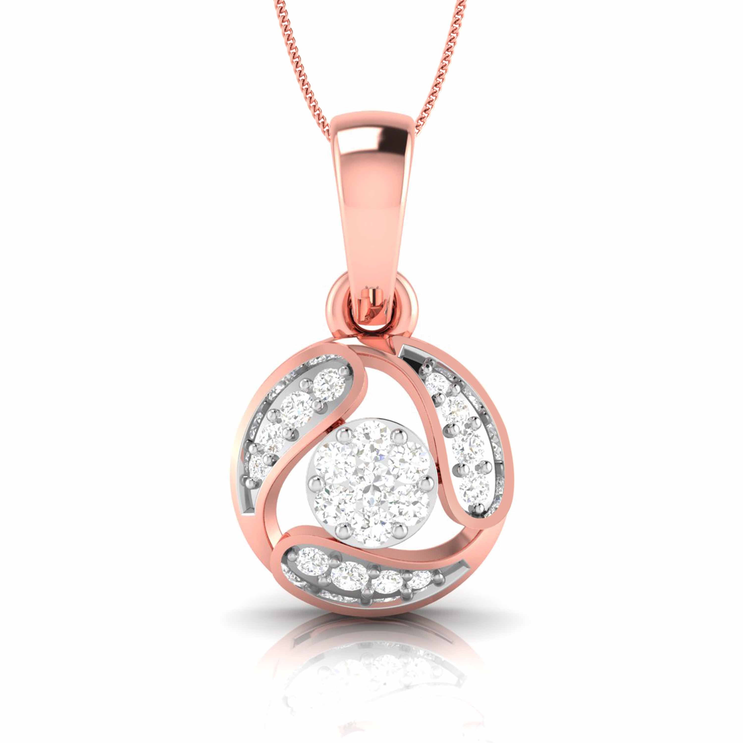 Darshan lab grown diamond pendant design for women Fiona Diamonds