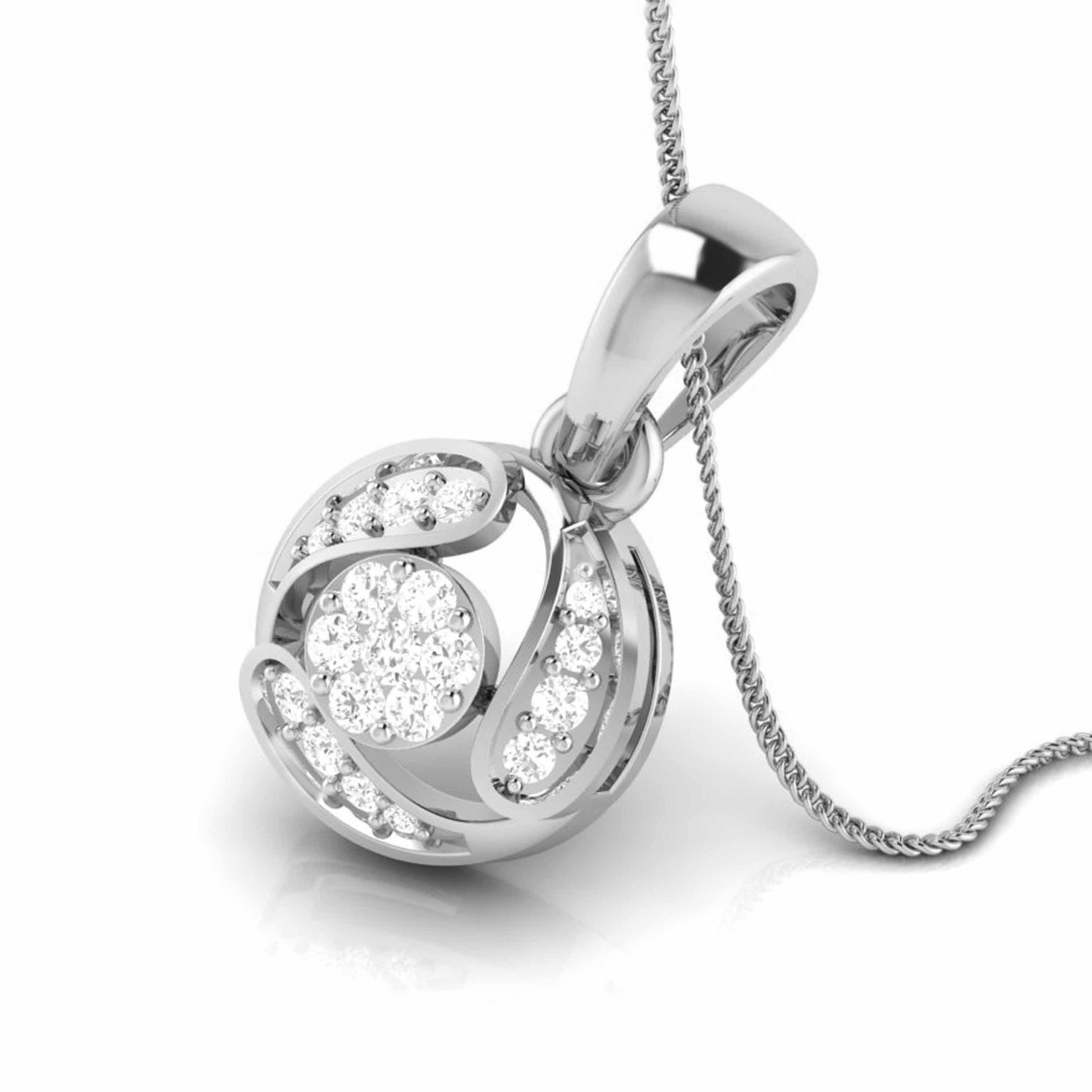 Darshan lab grown diamond pendant design for women Fiona Diamonds