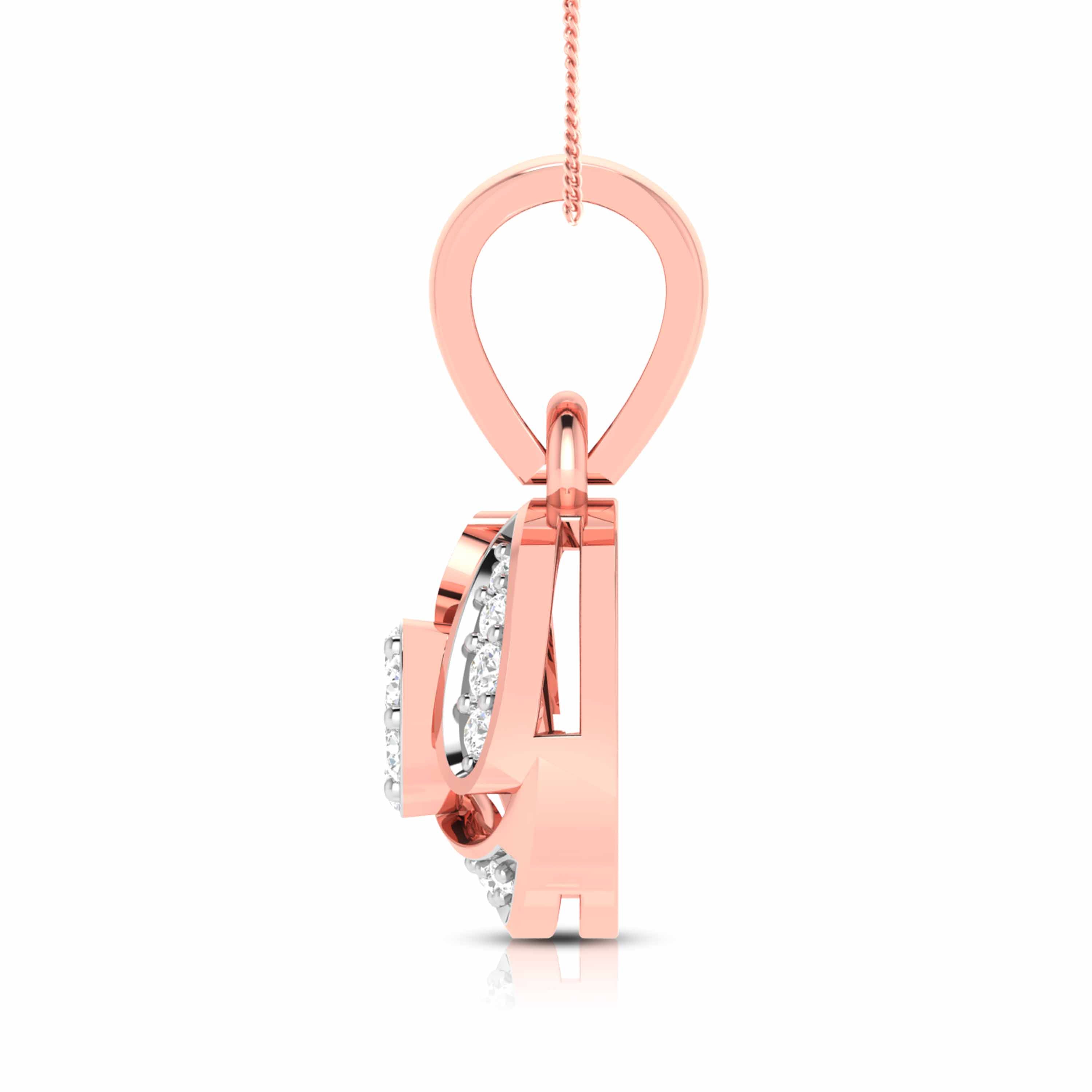 Darshan lab grown diamond pendant design for women Fiona Diamonds