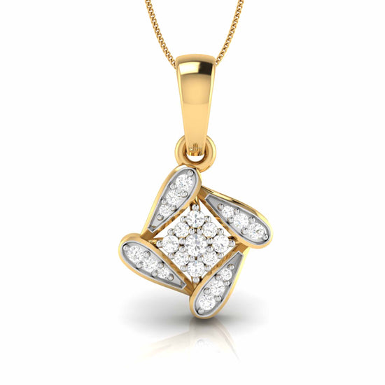 Raute lab grown diamond pendant design for women Fiona Diamonds