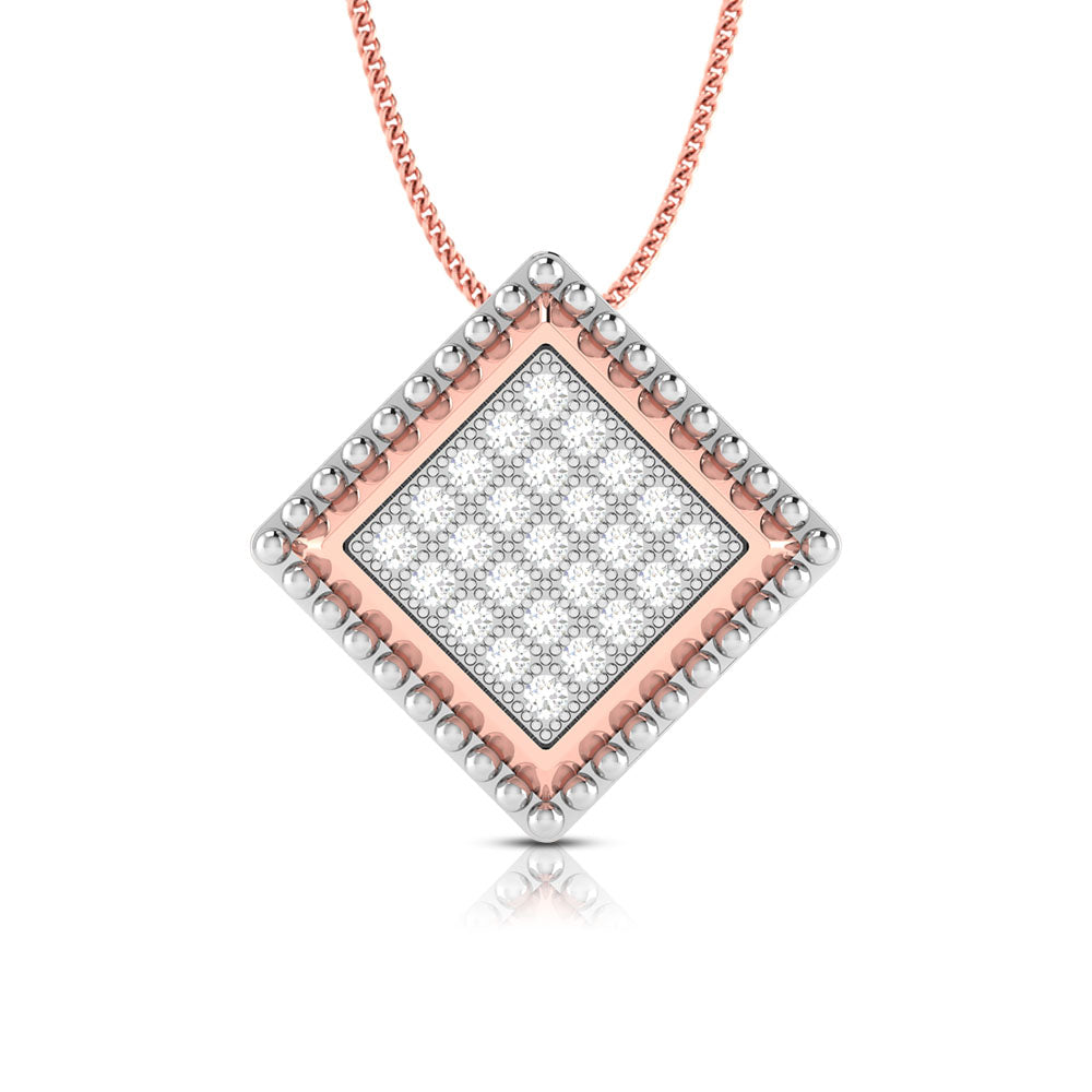 Load image into Gallery viewer, Fuego Round delicate lab grown diamond pendant Fiona Diamonds

