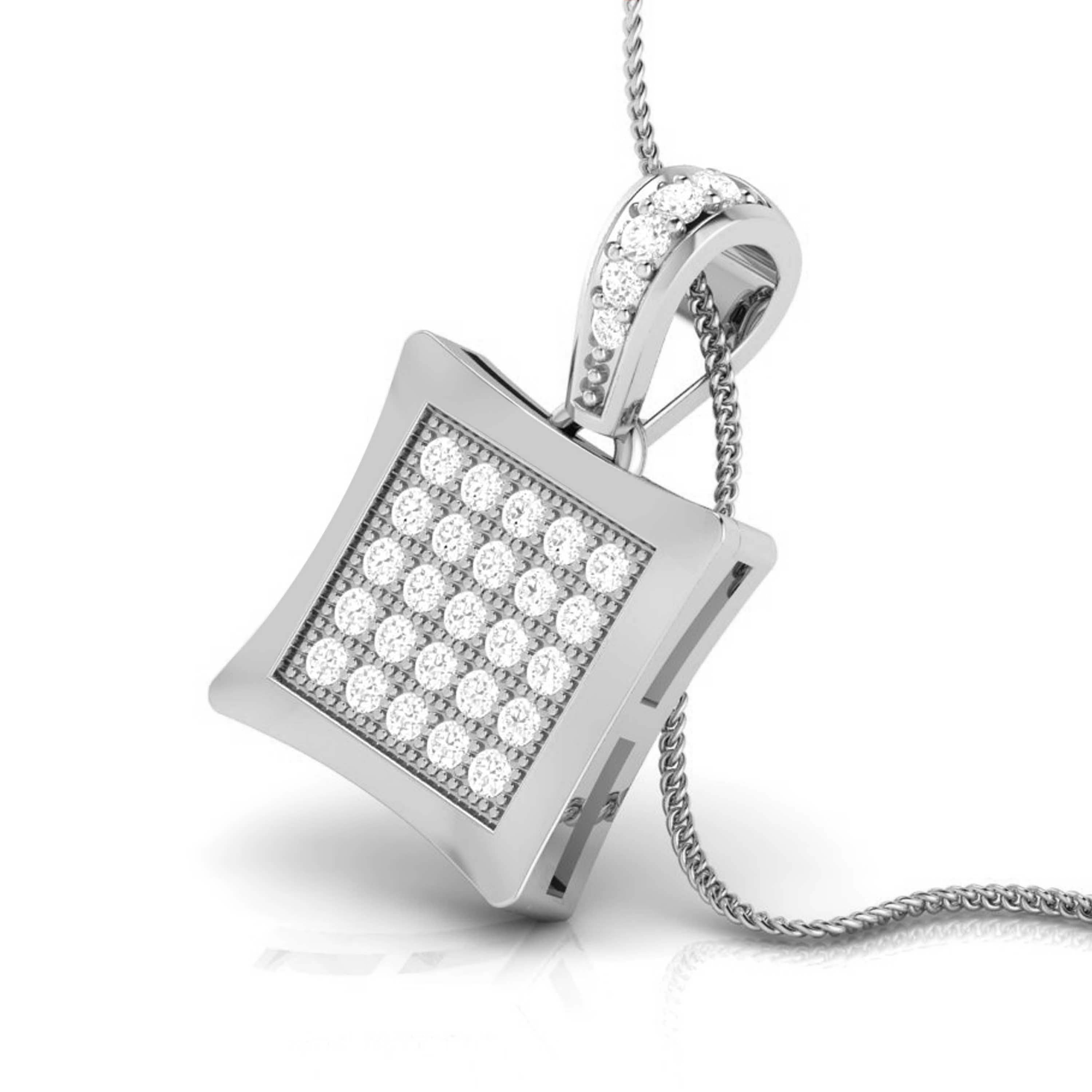 Impero lab grown diamond pendant design for women Fiona Diamonds
