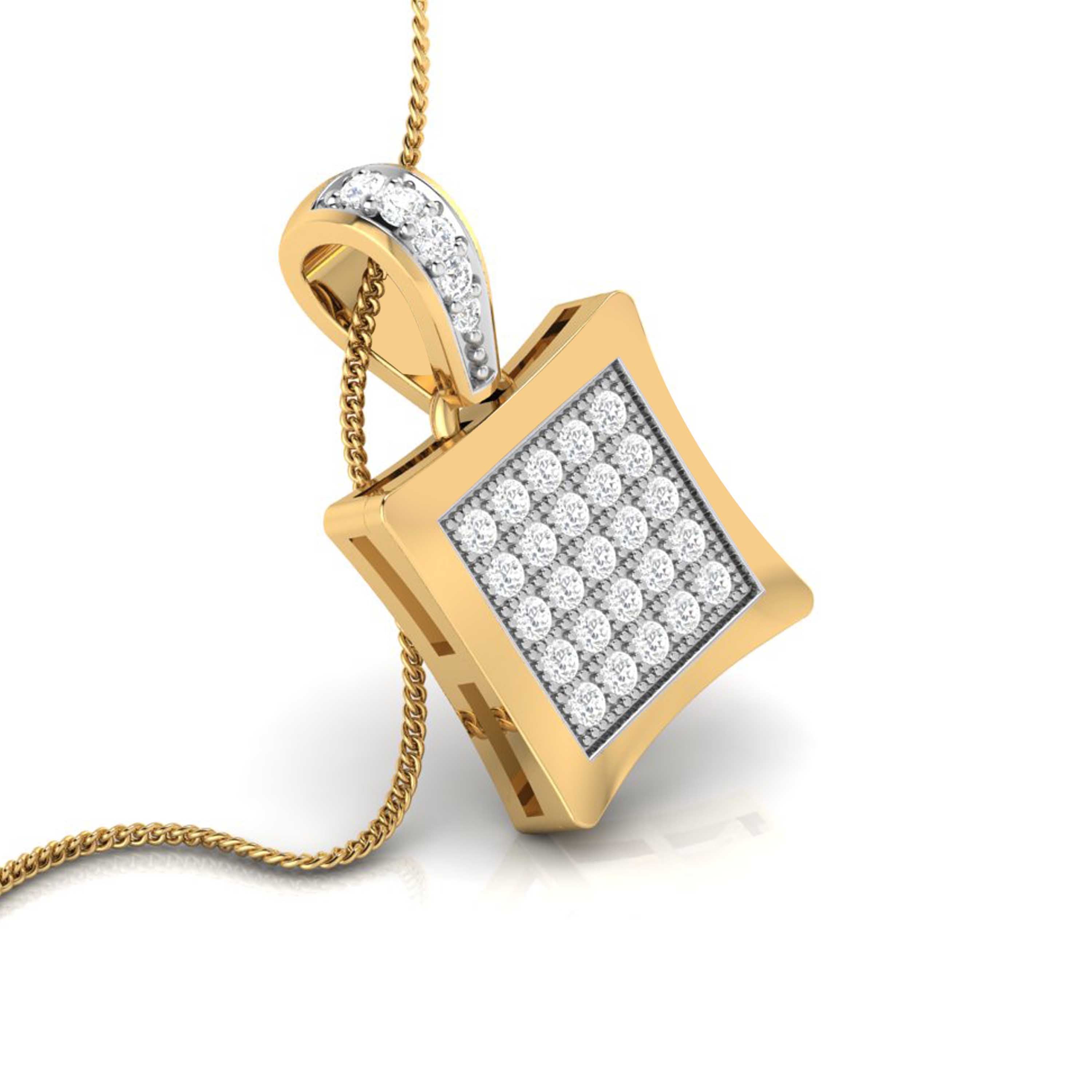 Impero lab grown diamond pendant design for women Fiona Diamonds