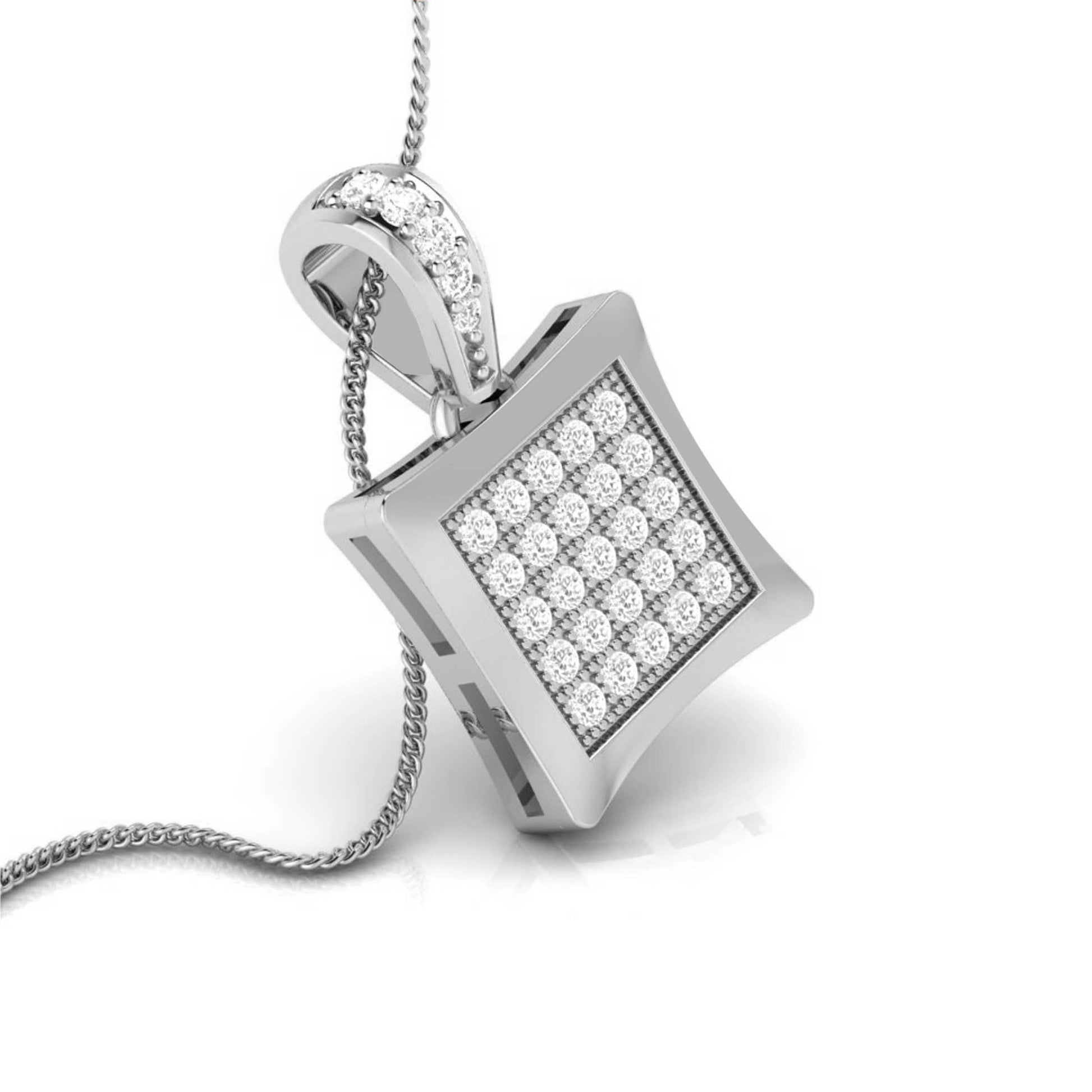 Impero lab grown diamond pendant design for women Fiona Diamonds