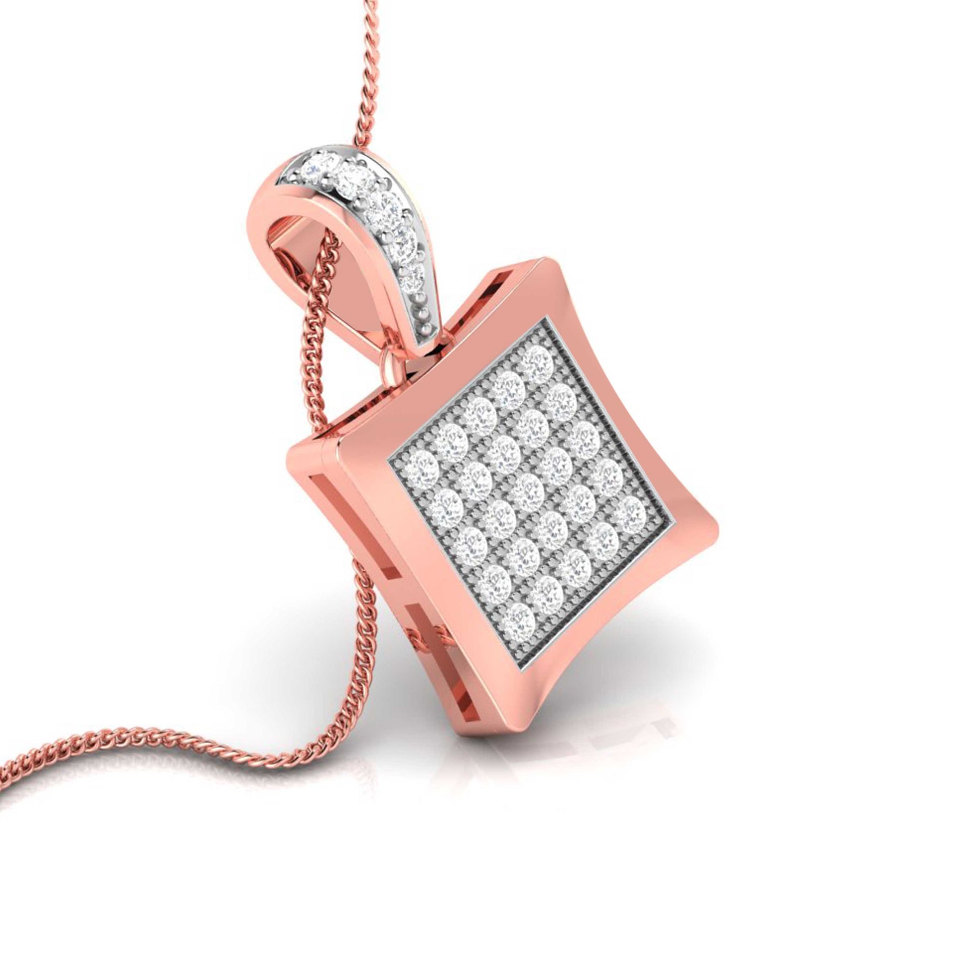 Impero lab grown diamond pendant design for women Fiona Diamonds