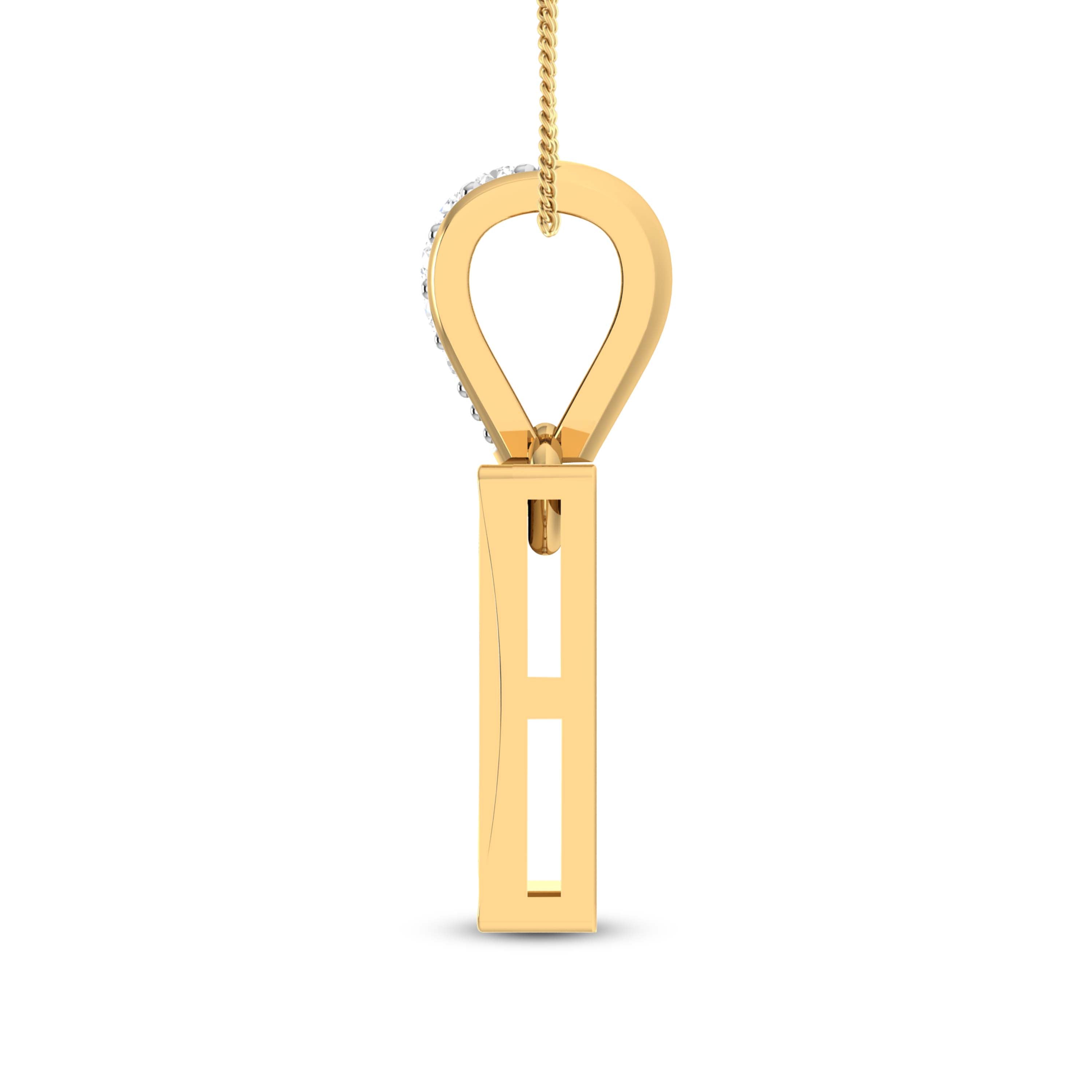 Impero lab grown diamond pendant design for women Fiona Diamonds