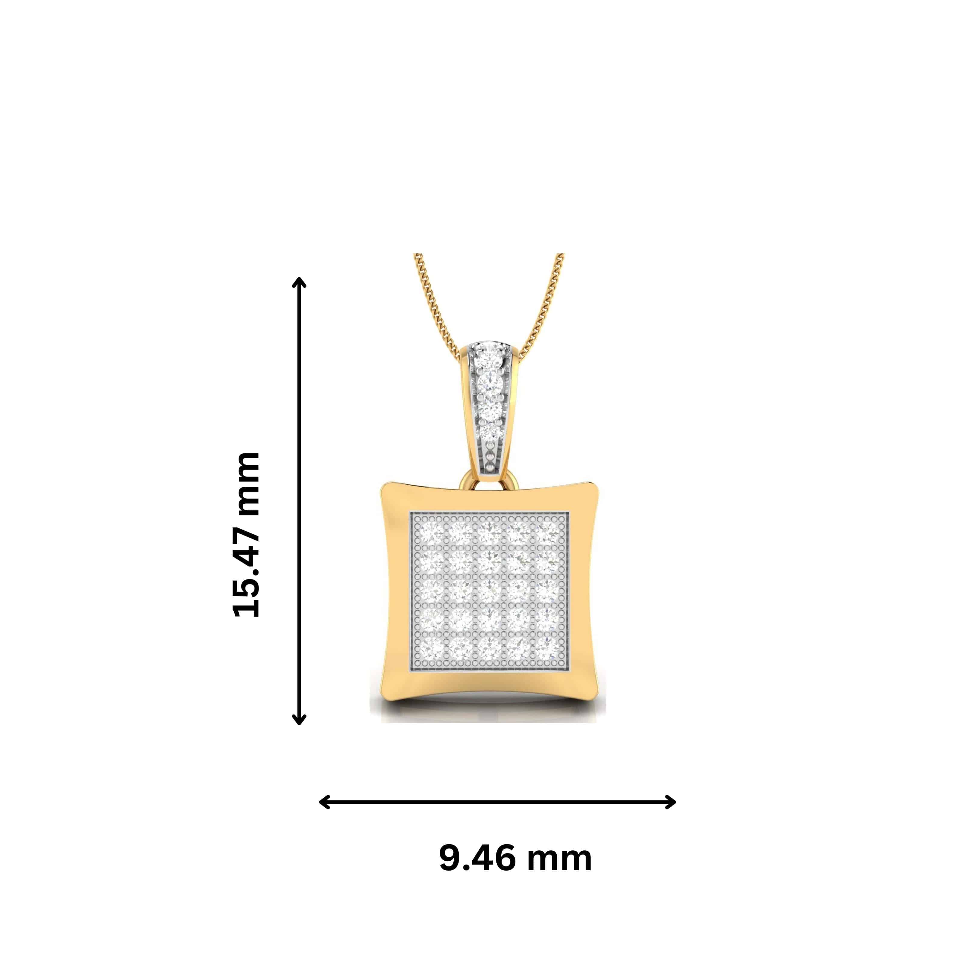 Impero lab grown diamond pendant design for women Fiona Diamonds