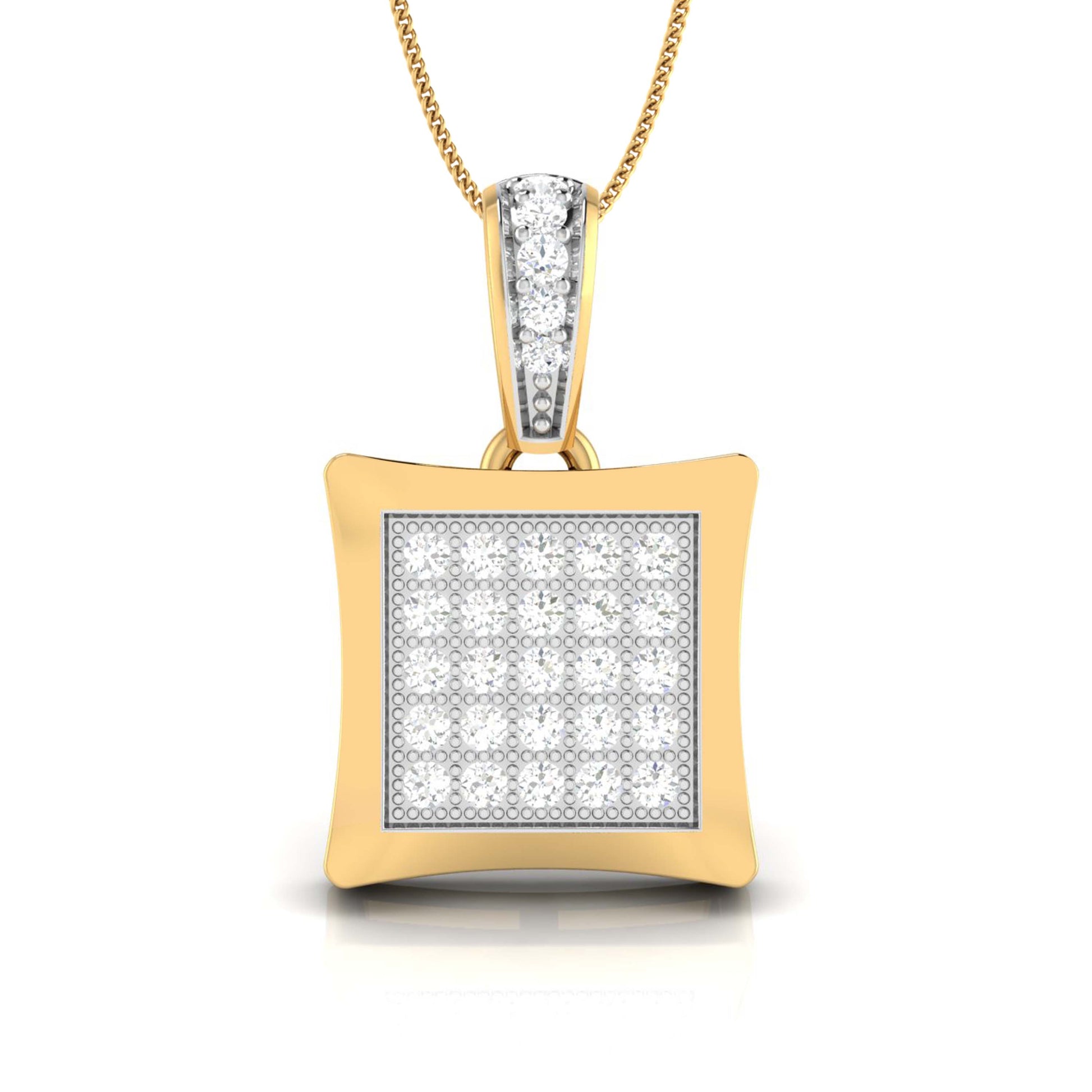 Impero lab grown diamond pendant design for women Fiona Diamonds