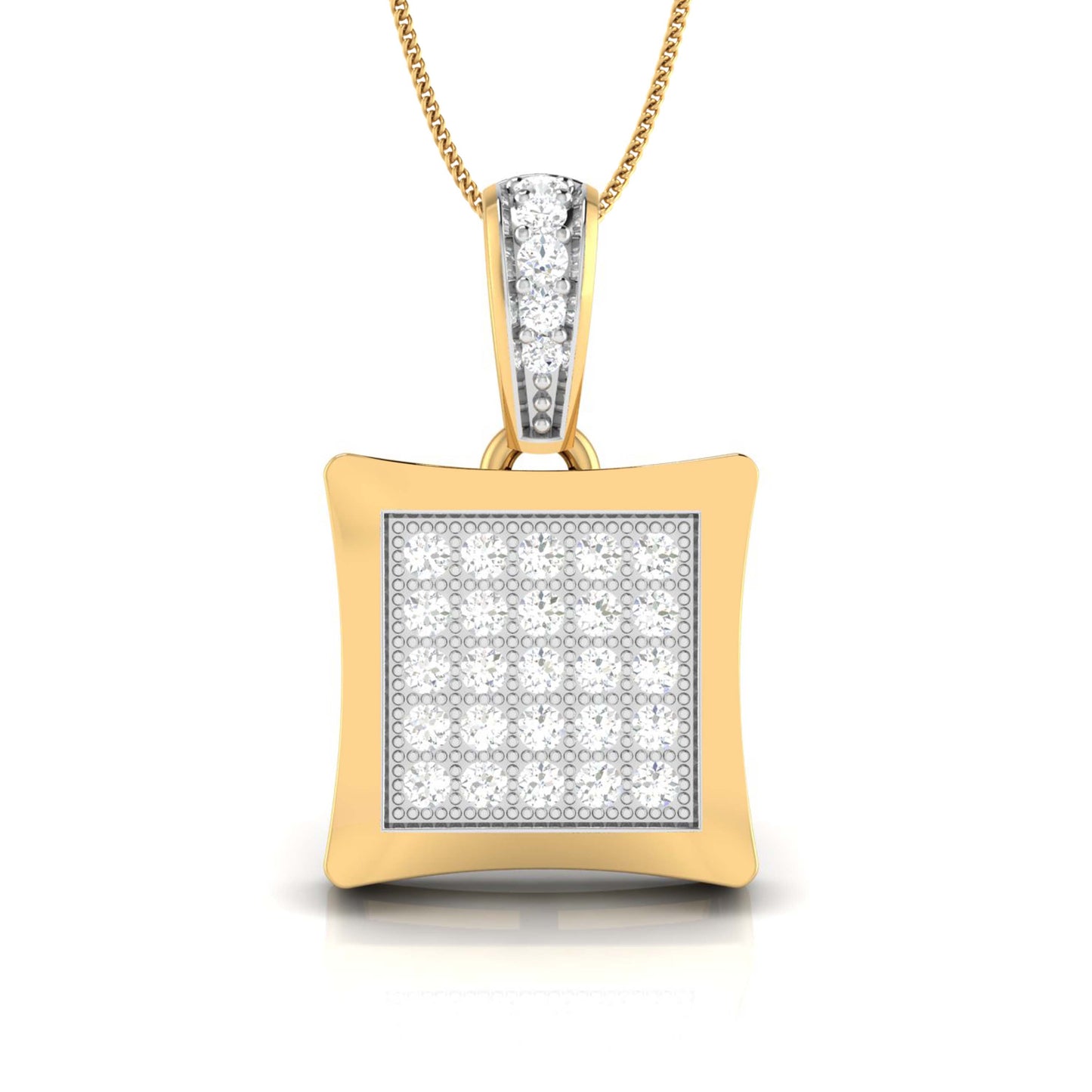 Impero lab grown diamond pendant design for women Fiona Diamonds