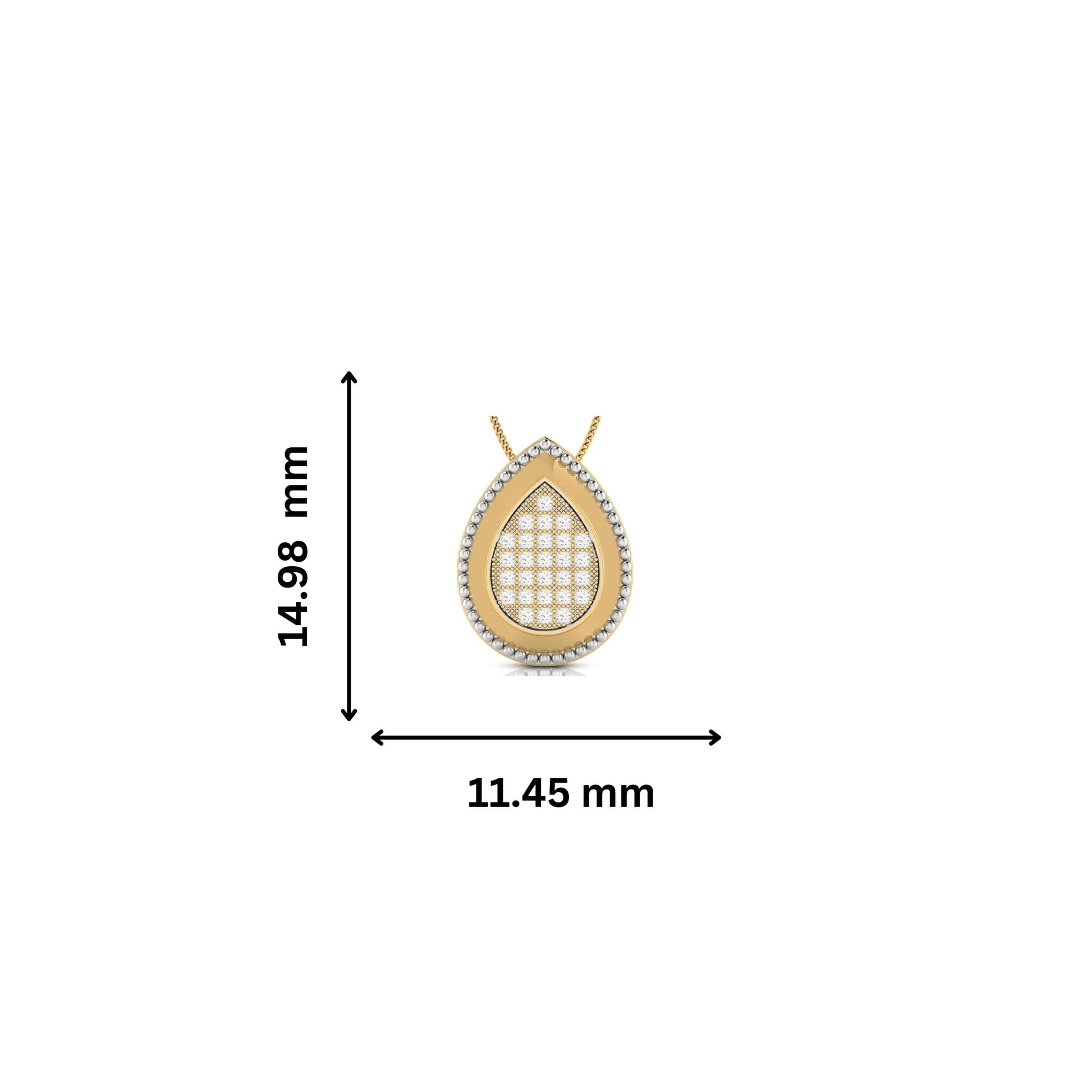 Dine modern lab grown diamond pendant design Fiona Diamonds