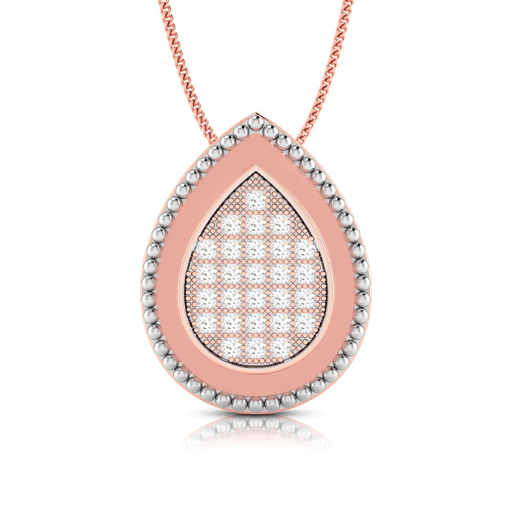 Dine modern lab grown diamond pendant design Fiona Diamonds