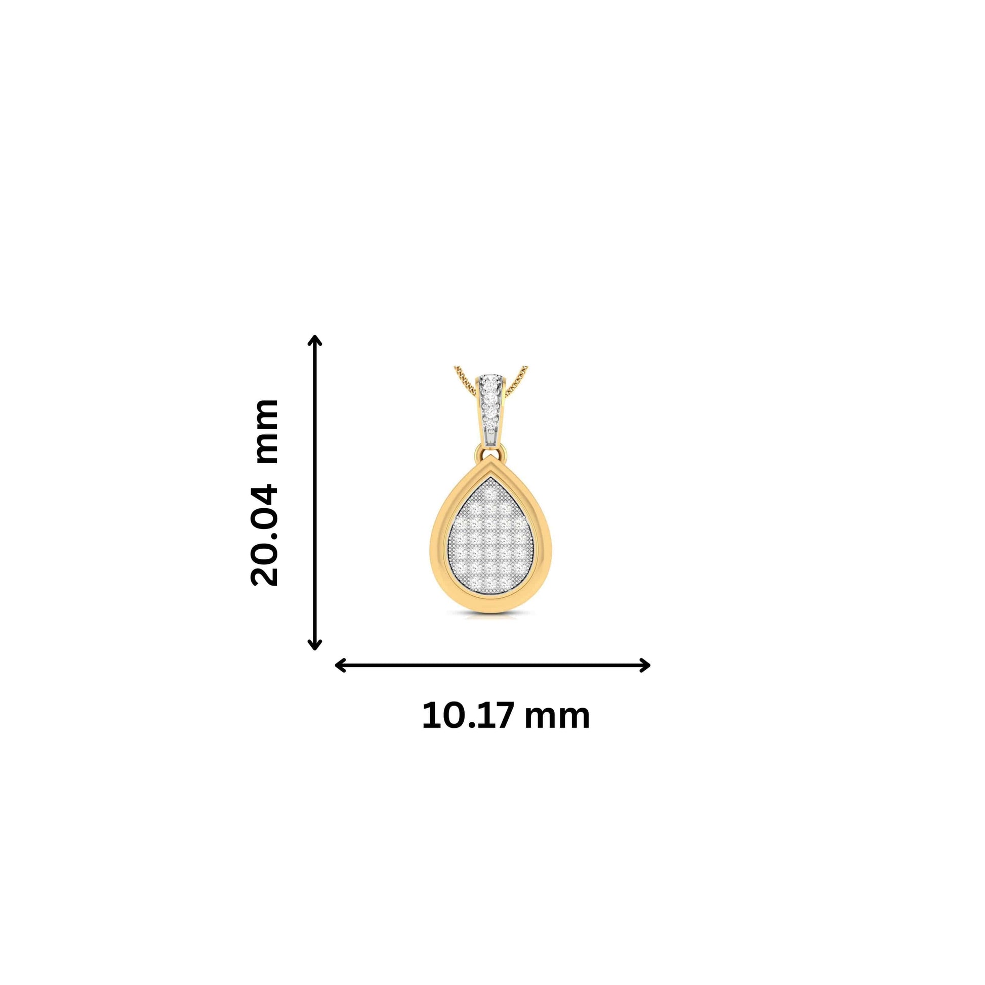 Anabela modern lab grown diamond pendant design Fiona Diamonds