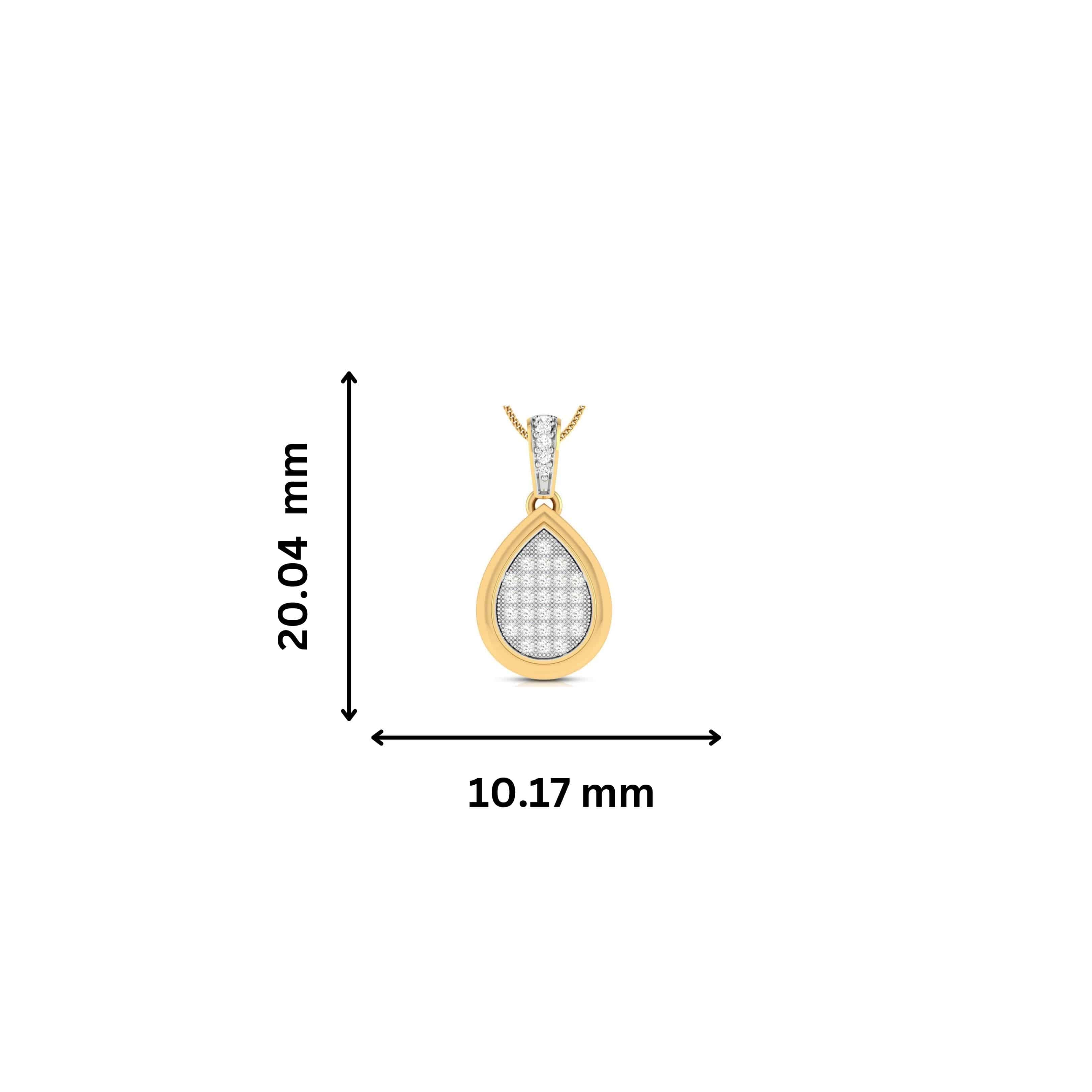 Anabela modern lab grown diamond pendant design Fiona Diamonds