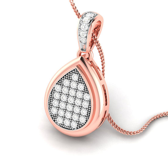 Load image into Gallery viewer, Anabela modern lab grown diamond pendant design Fiona Diamonds
