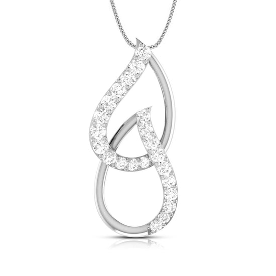 Load image into Gallery viewer, Moondance Round delicate lab grown diamond pendant Fiona Diamonds
