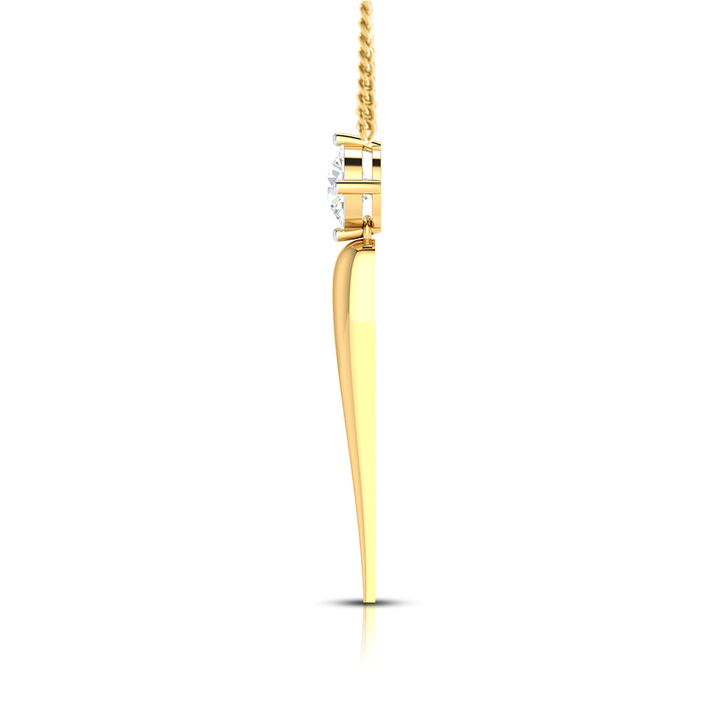 Passion modern lab grown diamond pendant design Fiona Diamonds
