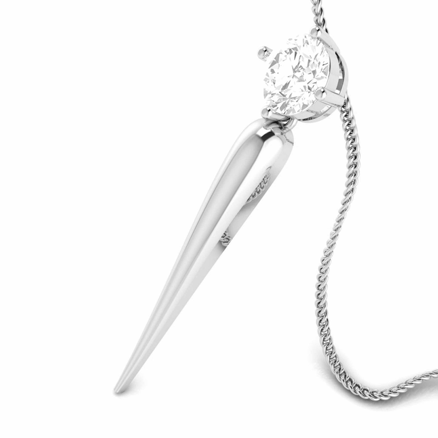 Passion modern lab grown diamond pendant design Fiona Diamonds