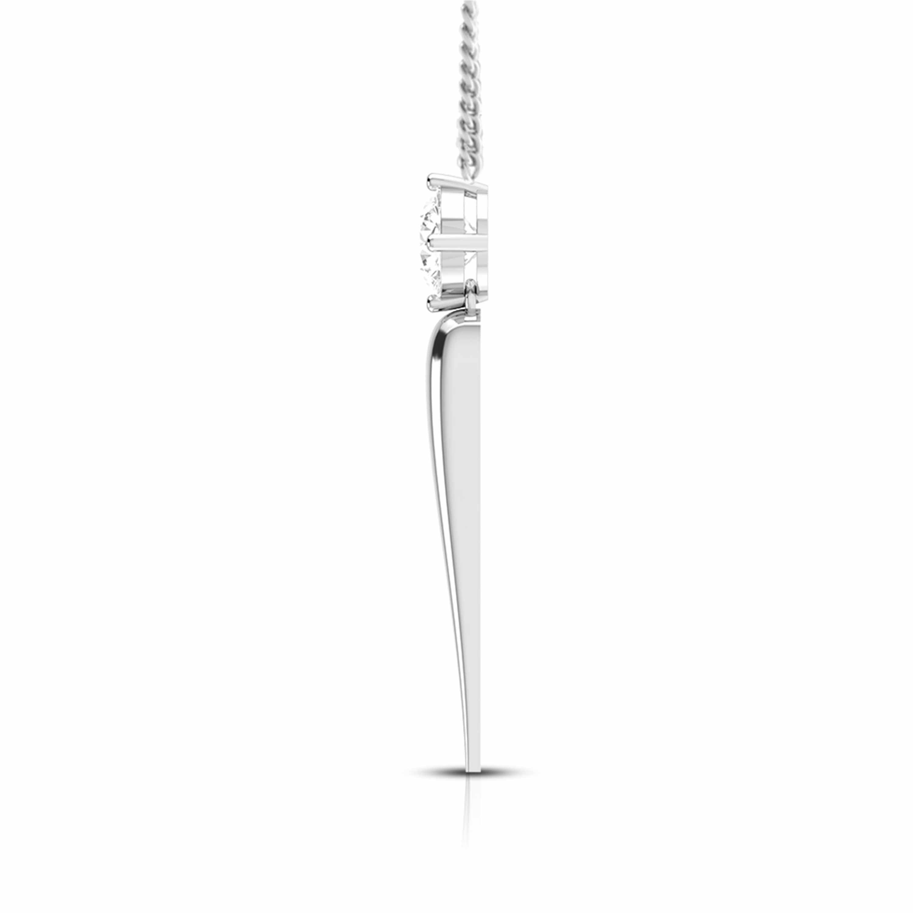 Passion modern lab grown diamond pendant design Fiona Diamonds