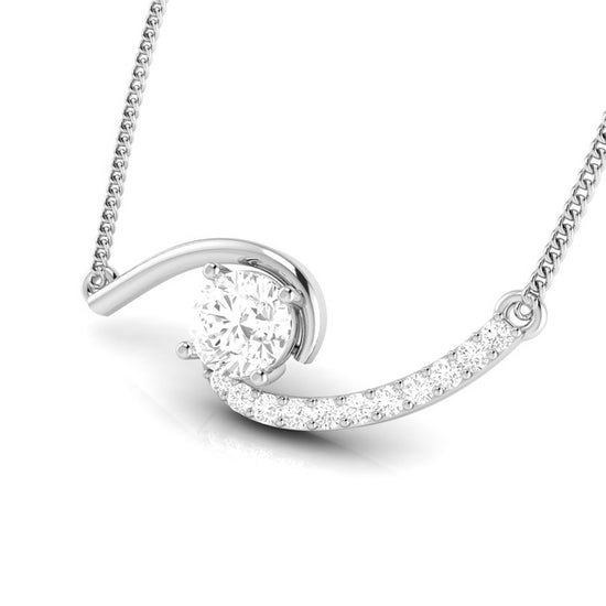 Load image into Gallery viewer, Propagate Round unique lab grown diamond pendant design Fiona Diamonds
