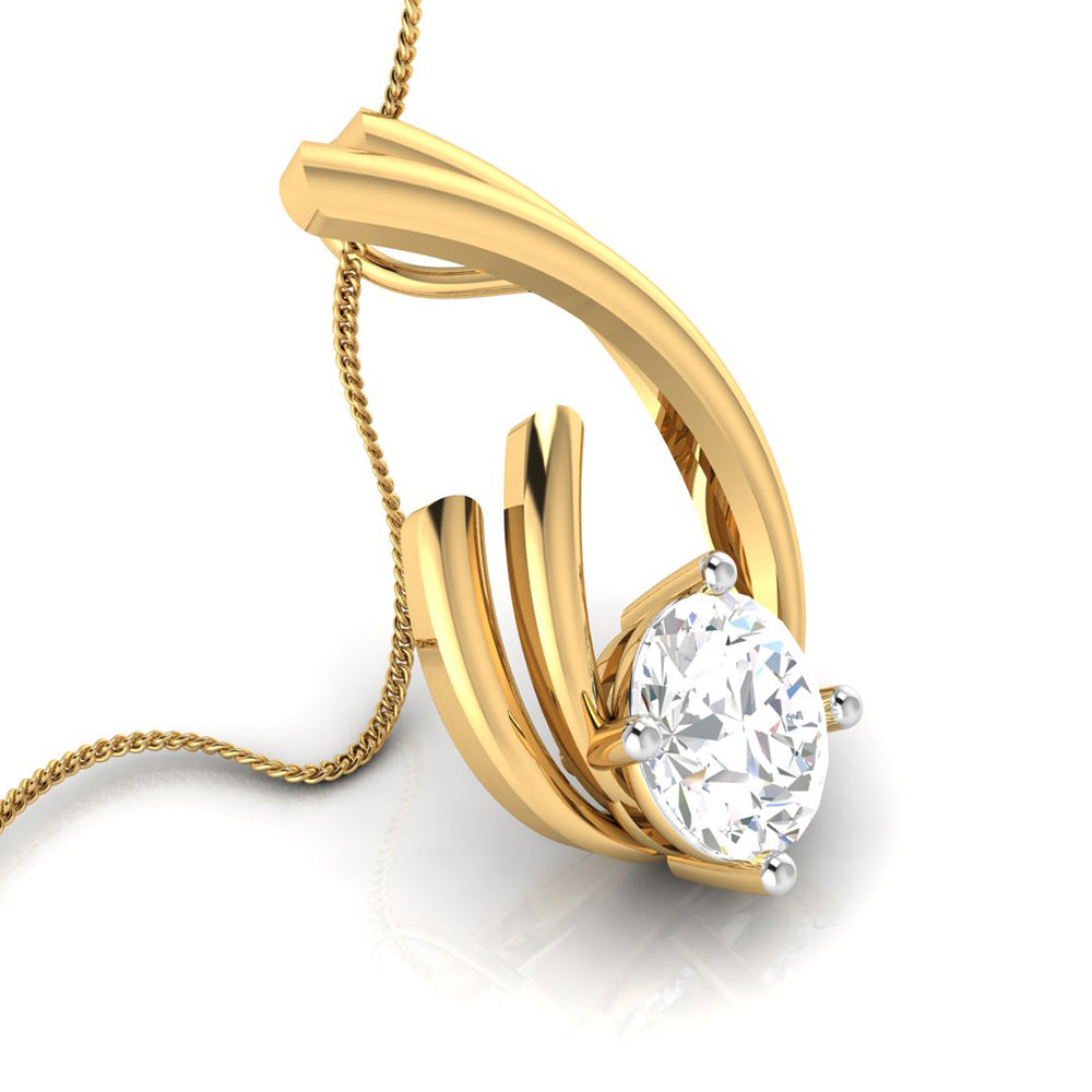Coruscation lab grown diamond pendant design for women Fiona Diamonds