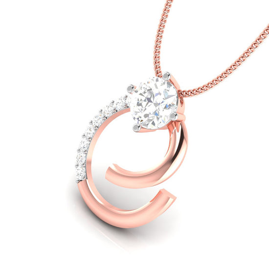Polish lab grown diamond pendant design for women Fiona Diamonds