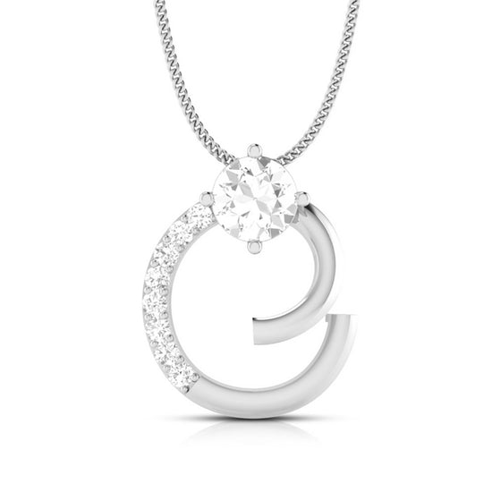 Load image into Gallery viewer, Polish lab grown diamond pendant design for women Fiona Diamonds

