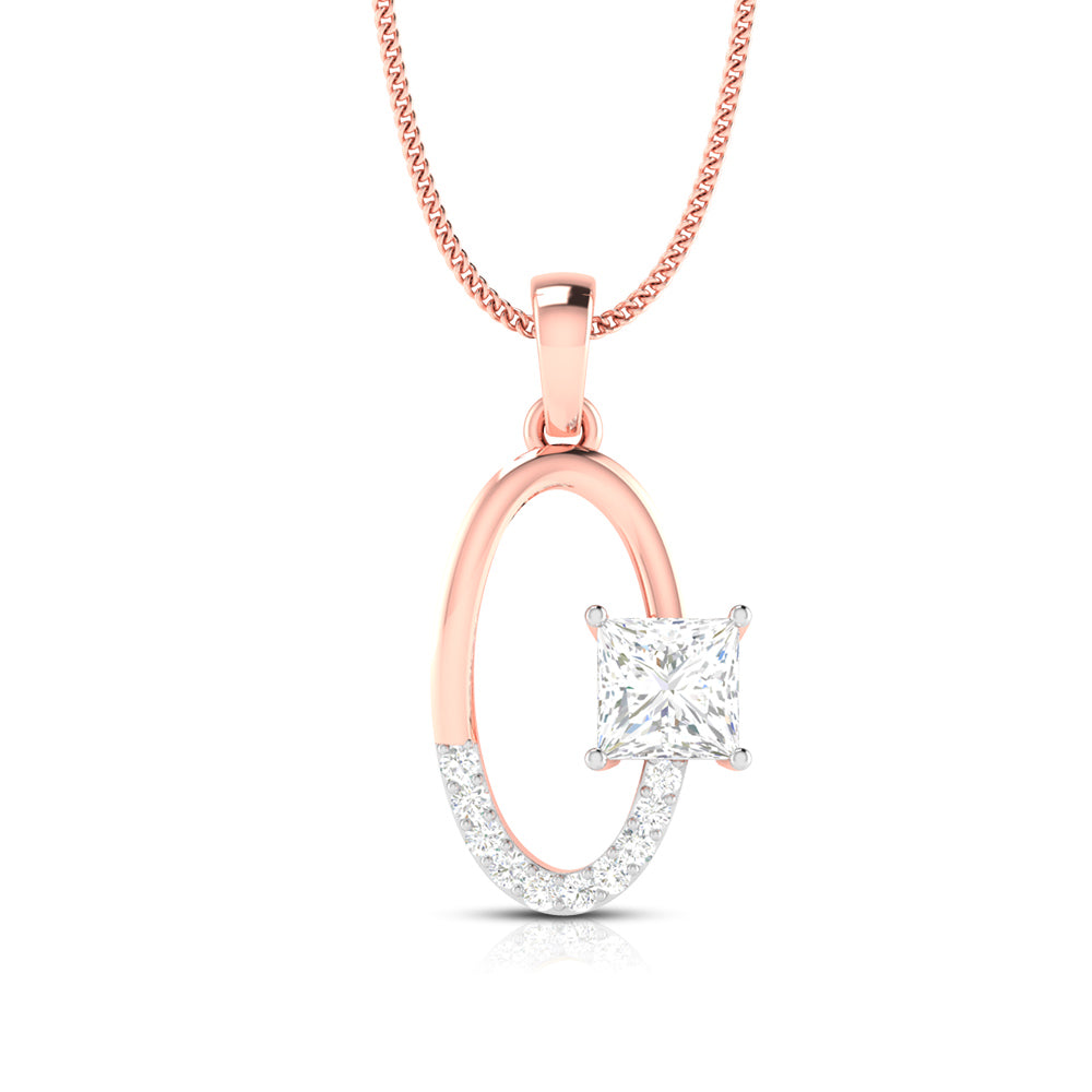 Load image into Gallery viewer, Menace lab grown diamond pendant design for women Fiona Diamonds

