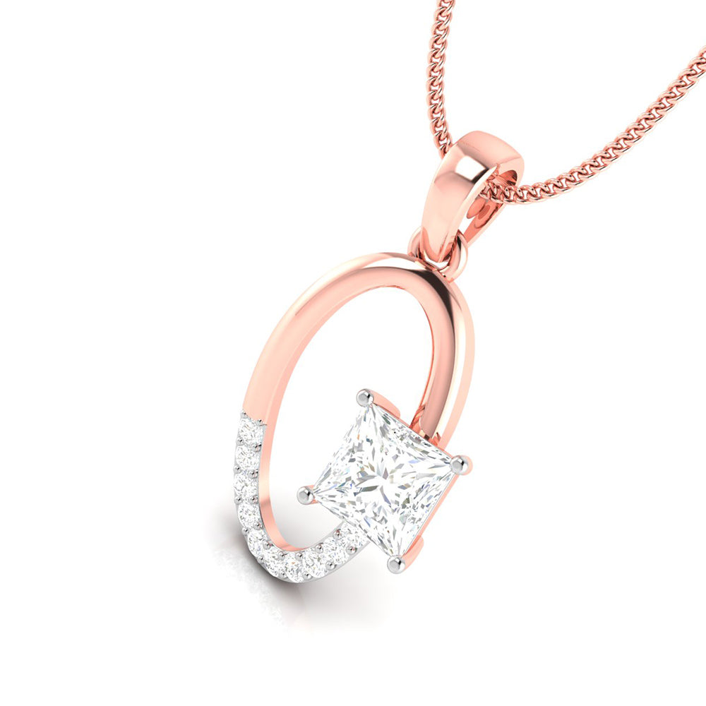 Menace lab grown diamond pendant design for women Fiona Diamonds