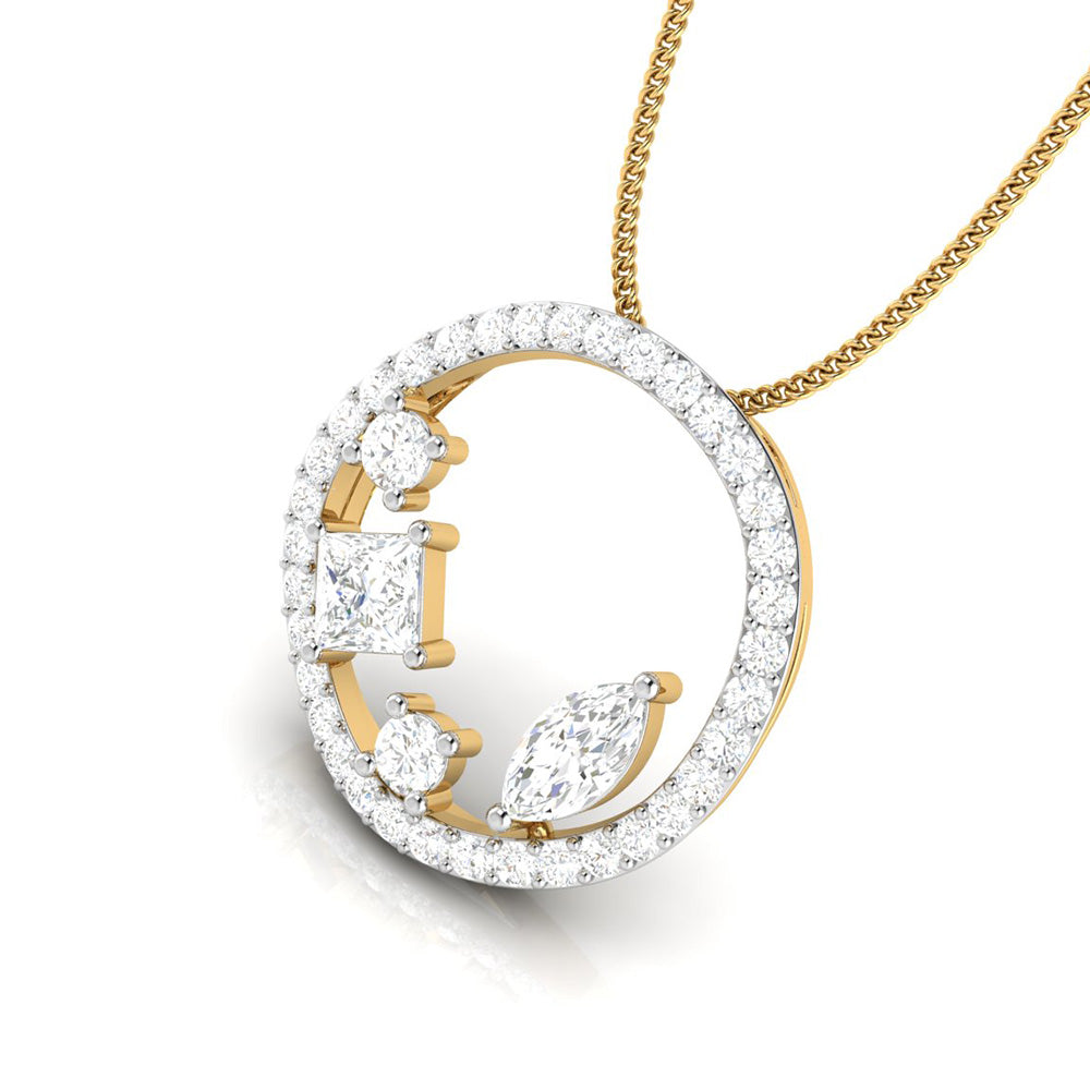 Load image into Gallery viewer, Helicoid lab grown diamond pendant design for women Fiona Diamonds

