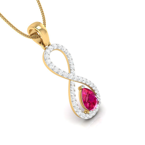 Sempiternity lab grown diamond pendant design for women Fiona Diamonds