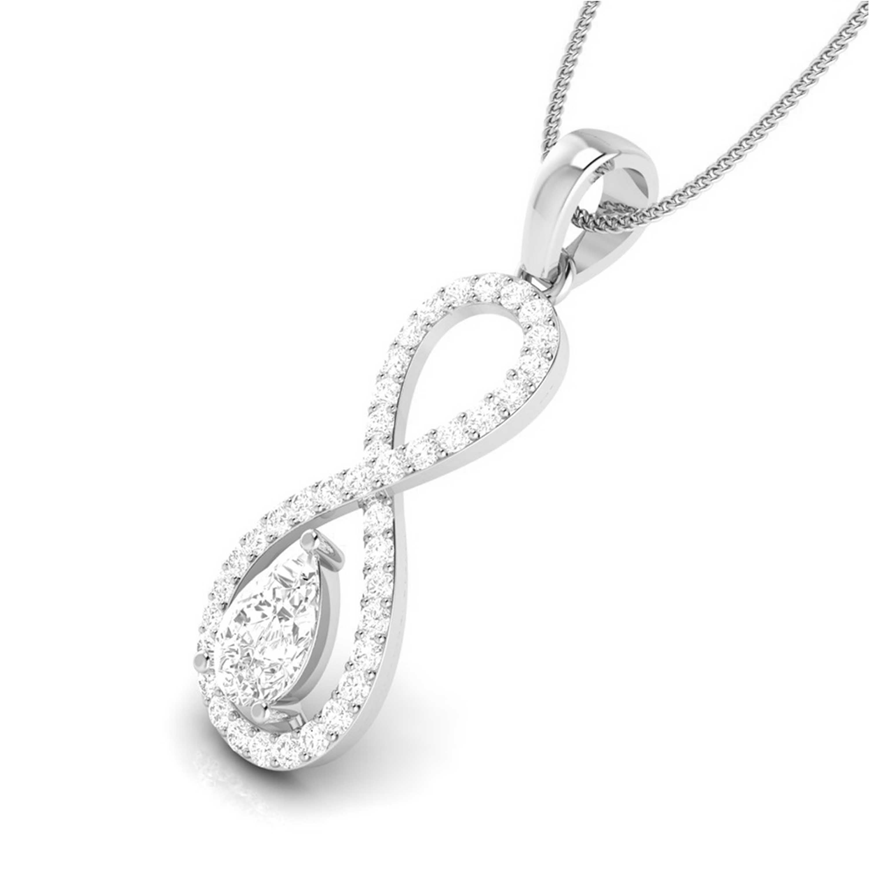 Sempiternity lab grown diamond pendant design for women Fiona Diamonds
