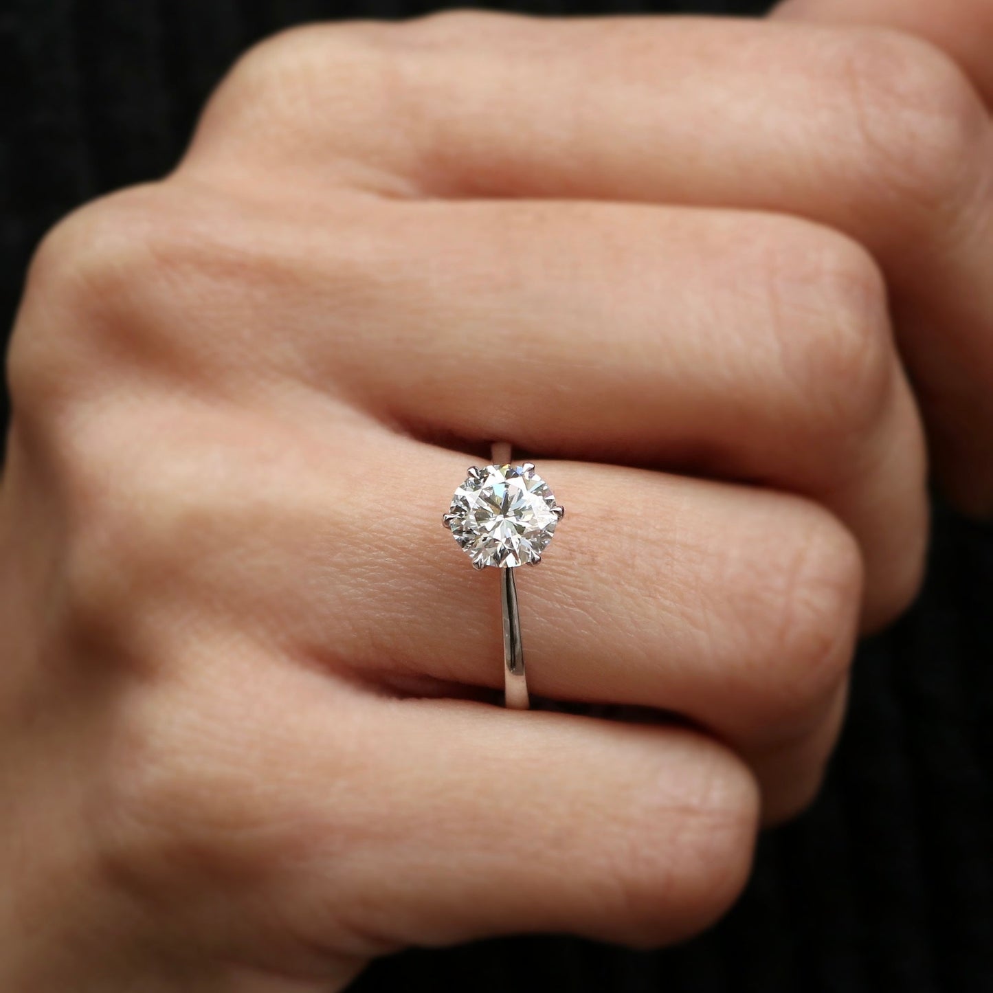 Hydrangea Lab Grown Diamond Ring - Fiona Diamonds - Fiona Diamonds