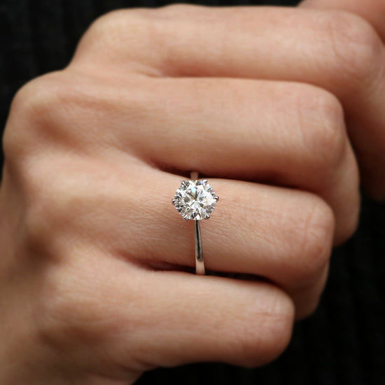 Hydrangea Lab Grown Diamond Ring - Fiona Diamonds - Fiona Diamonds