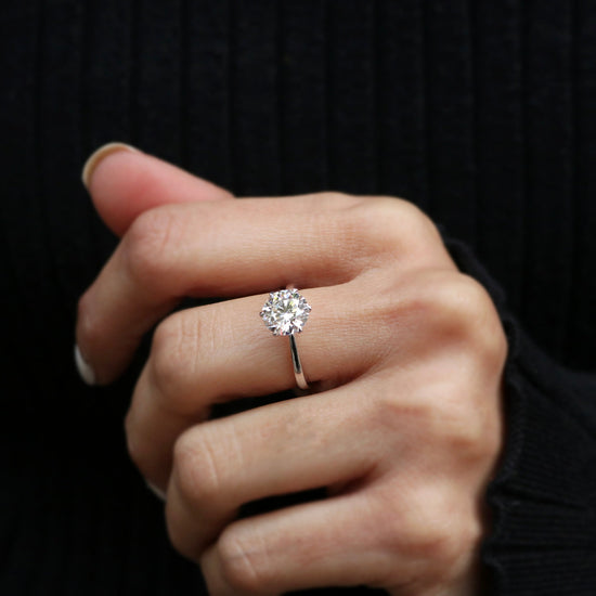 Stock Lab Grown Diamond Ring - Fiona Diamonds - Fiona Diamonds