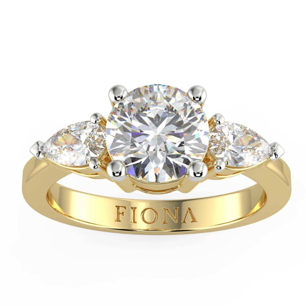 Trudy Lab Grown Diamond 3 Stone Ring 3 Stone Ring Designs Fiona Diamonds