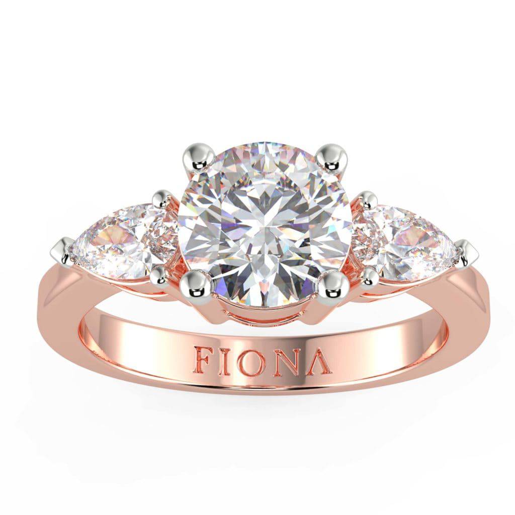 Trudy Lab Grown Diamond 3 Stone Ring 3 Stone Ring Designs Fiona Diamonds