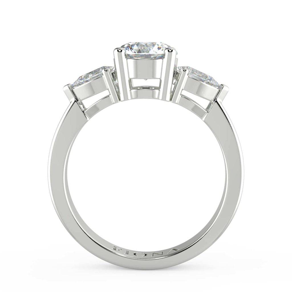 Trudy Lab Grown Diamond 3 Stone Ring 3 Stone Ring Designs Fiona Diamonds