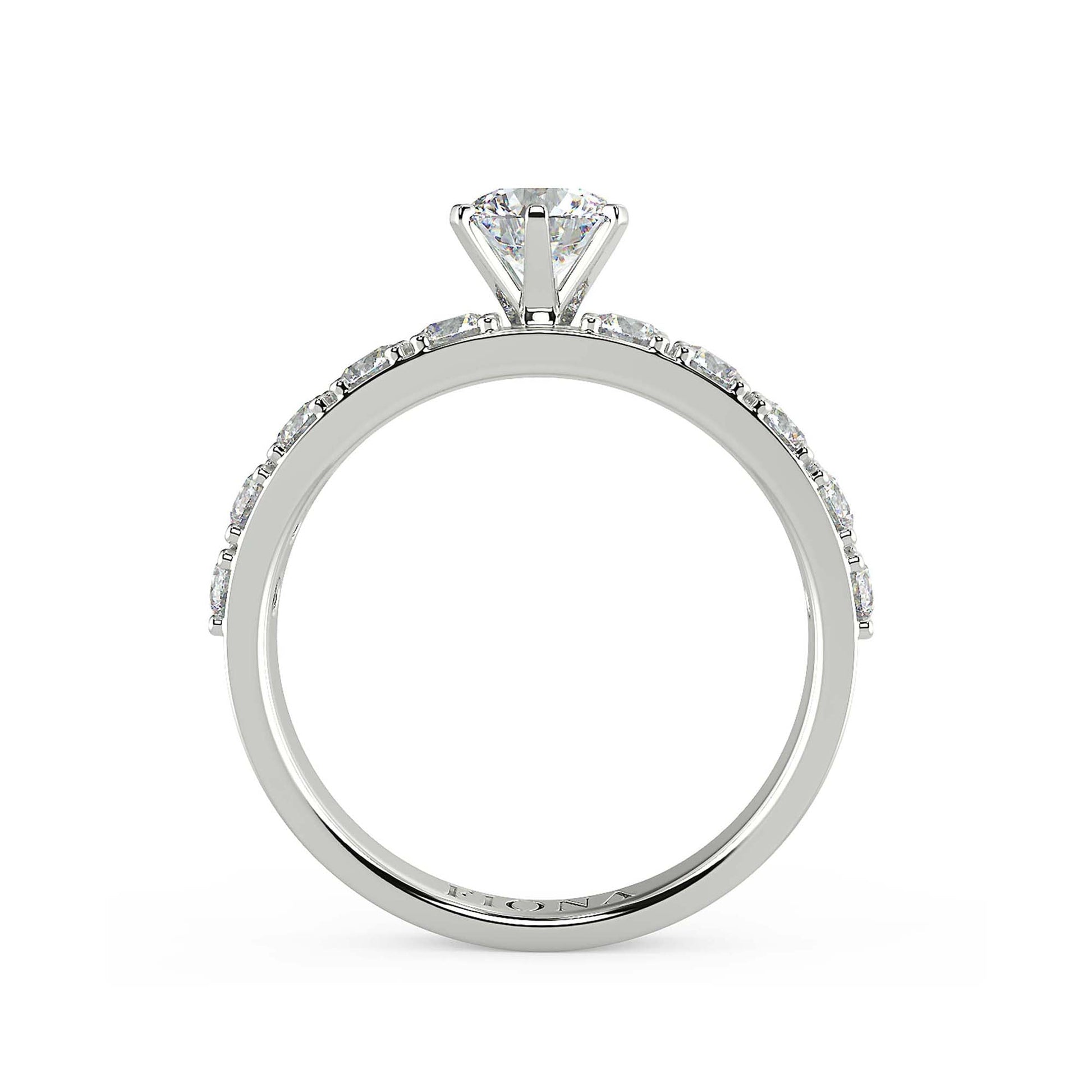 Onset 1ct Round Lab Diamond Ring - Fiona Diamonds - Fiona Diamonds