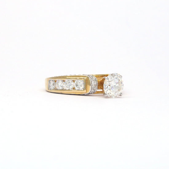 Load image into Gallery viewer, Ready To Ship Hope Moissanite Ring Online at Fiona Diamonds
