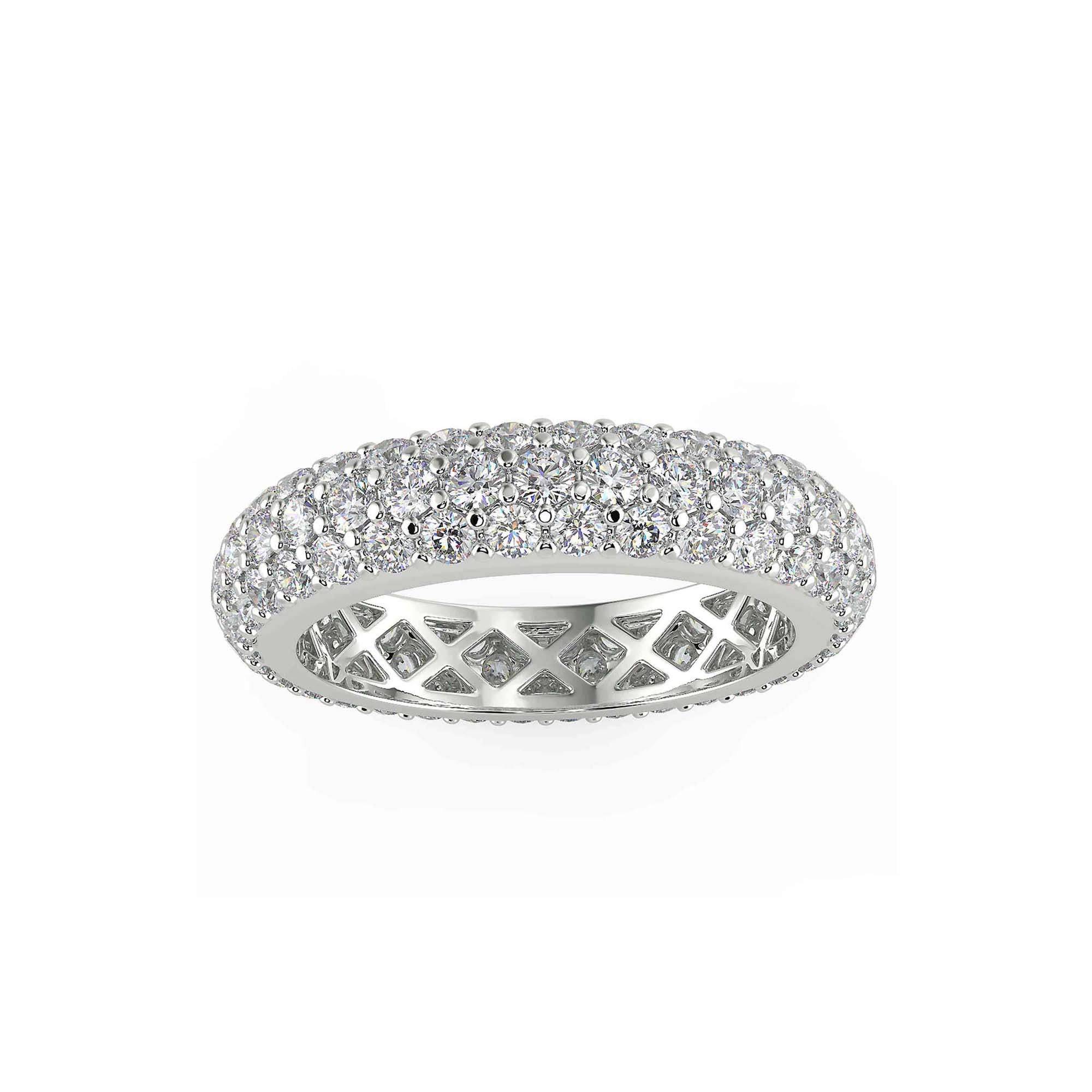 Eternity Ring Design Mass Lab Grown Diamond Eternity Ring Fiona Diamonds