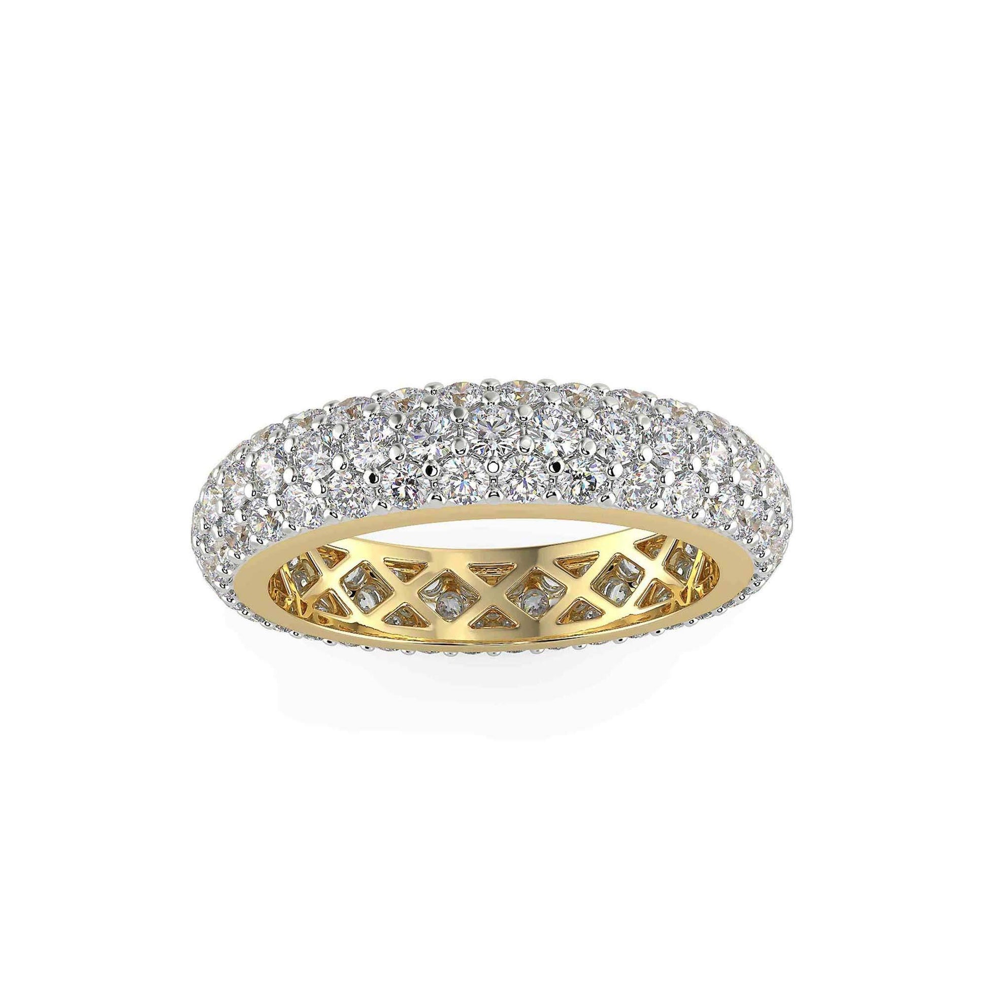Eternity Ring Design Mass Lab Grown Diamond Eternity Ring Fiona Diamonds