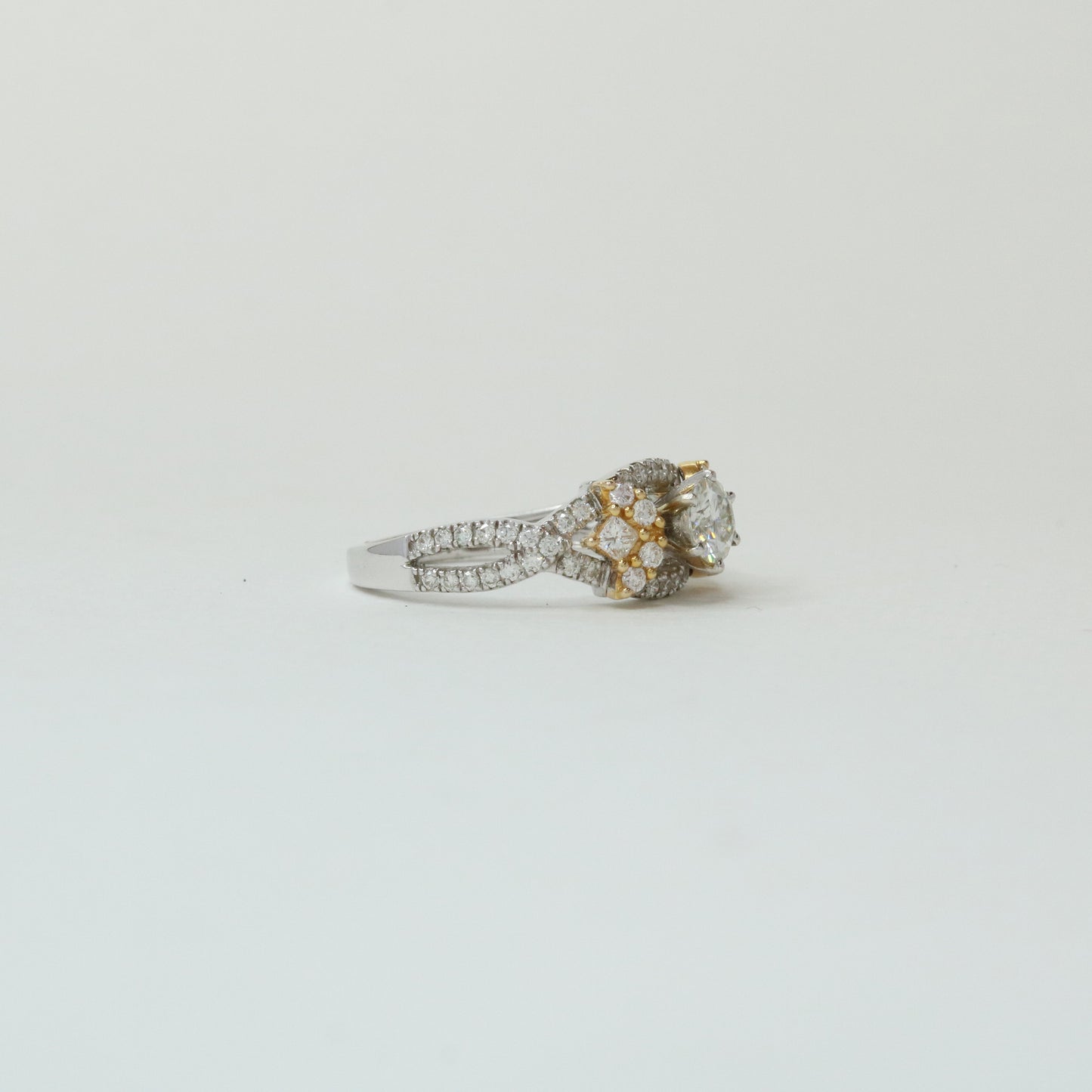 Ready To Ship Pierre Moissanite Ring Online at Fiona Diamonds
