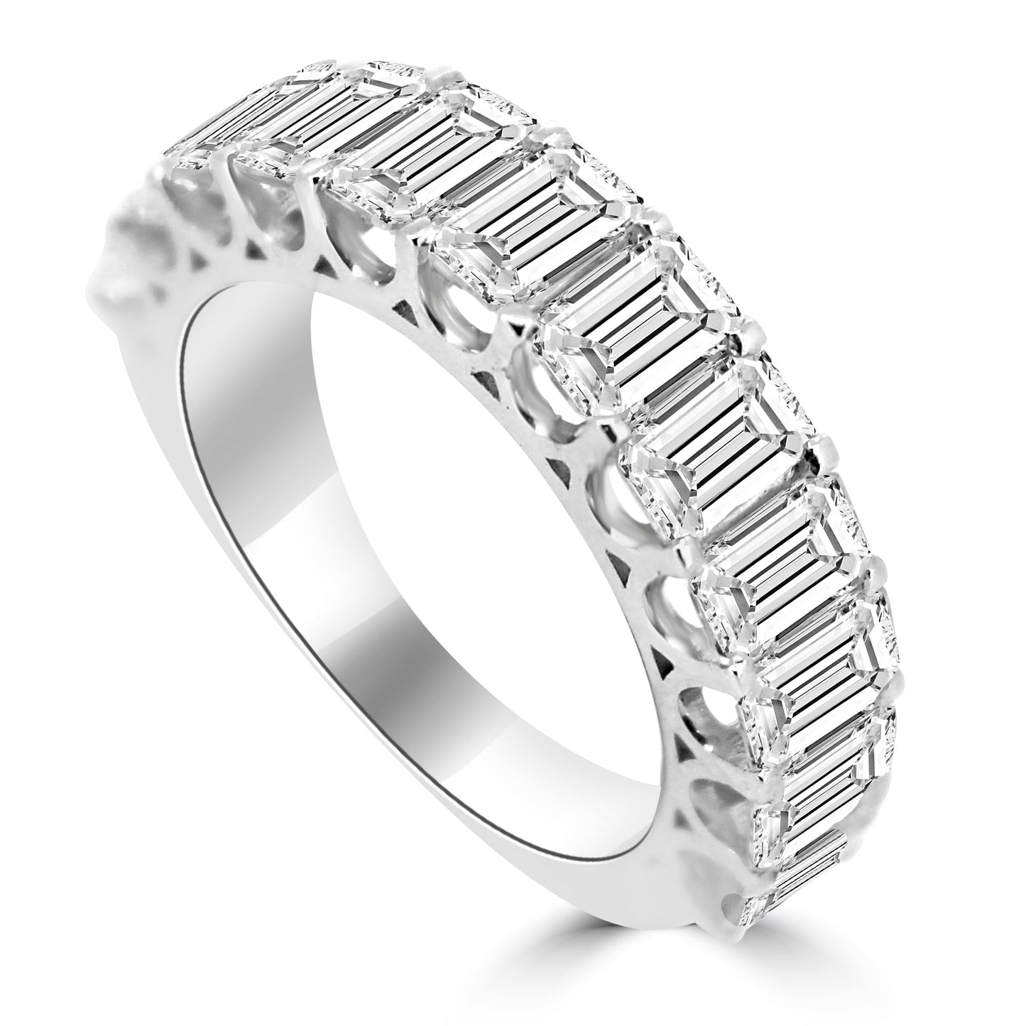 Eternity Ring Design Facet Lab Grown Diamond Eternity Ring Fiona Diamonds