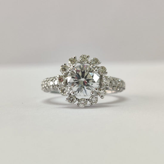 Ready To Ship Blanche Moissanite Ring Online at Fiona Diamonds